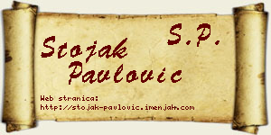 Stojak Pavlović vizit kartica